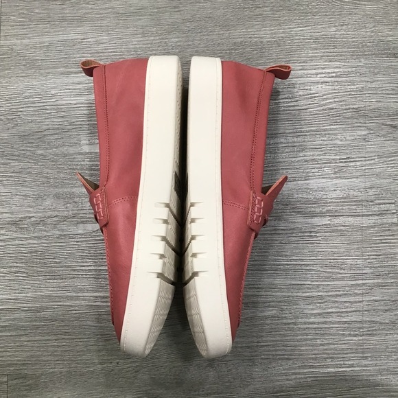 Vionic Uptown Chantel Pink Leather Penny Loafers Women's 9.5W Slip On Sneakers - Picture 5 of 8